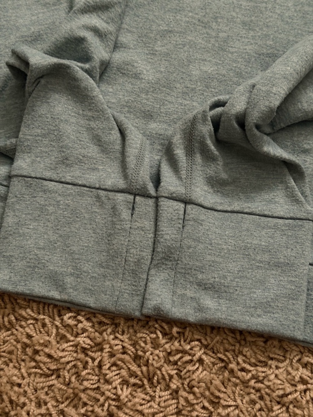Rhoback Women's Tempo Performance Hoodie M Heather Green Casual Golf - Picture 5 of 5